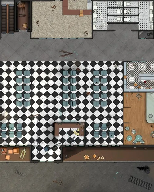 Airport - Boarding Gate - Abandoned - Day