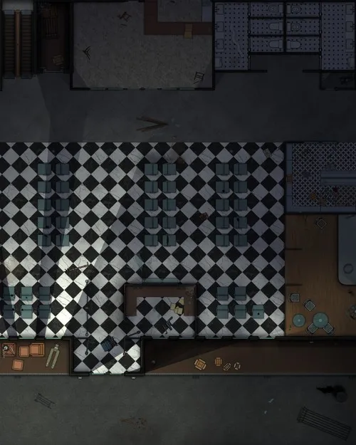 Airport - Boarding Gate - Abandoned - Night