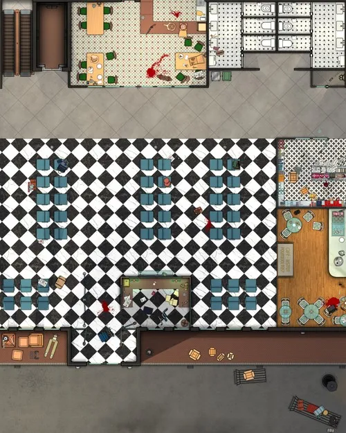 Airport - Boarding Gate - Splatter - Day