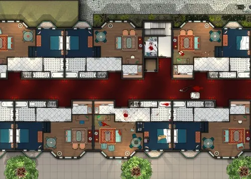 Aparthotel - First Floor - Splatter - Day