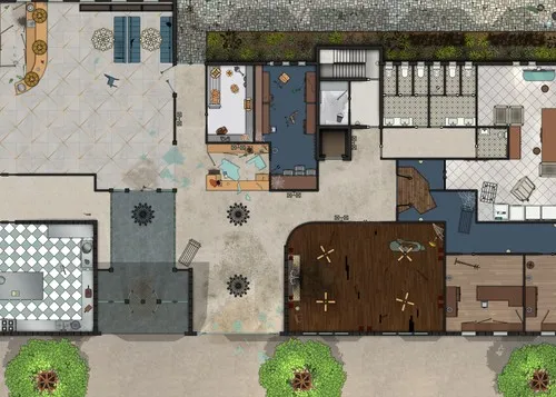 Aparthotel - Ground Floor - Abandoned - Day