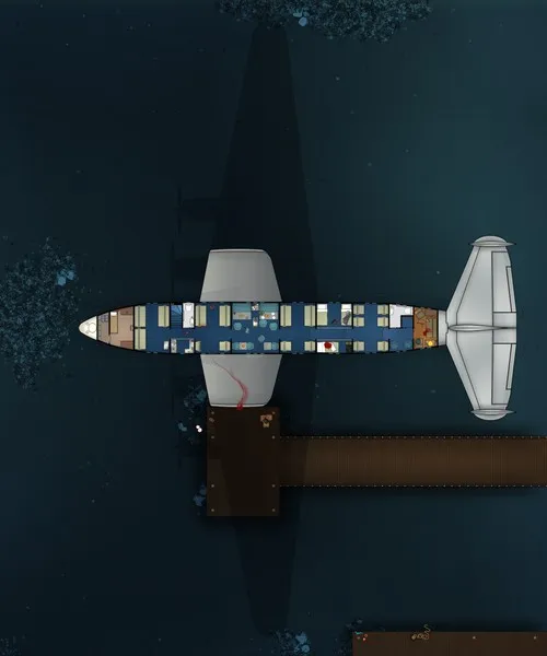 Boeing 314 Clipper - Lower Deck - Splatter - Day