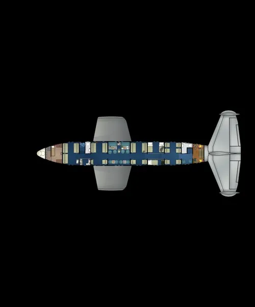 Boeing 314 Clipper - Lower Deck