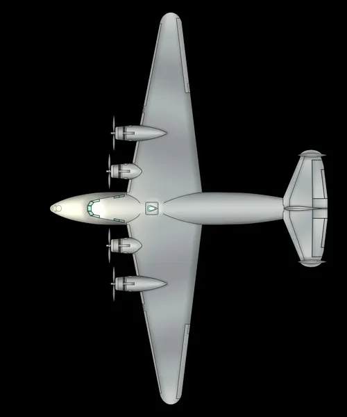 Boeing 314 Clipper - Top Down