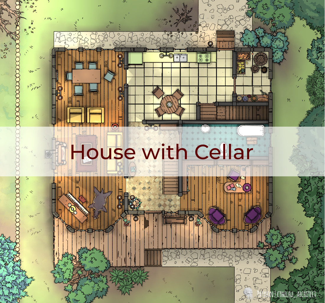 Cover for House with Cellar