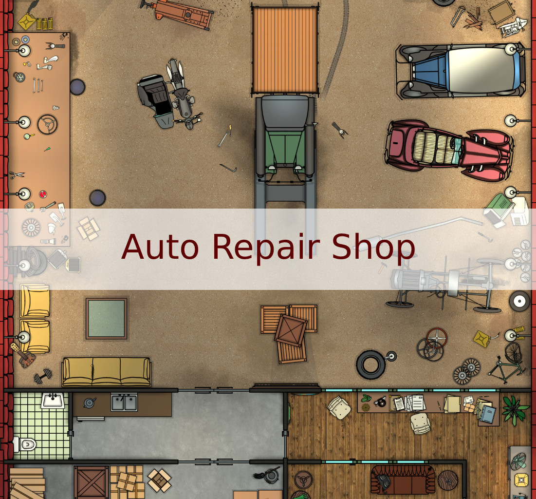 Cover for Auto Repair Shop