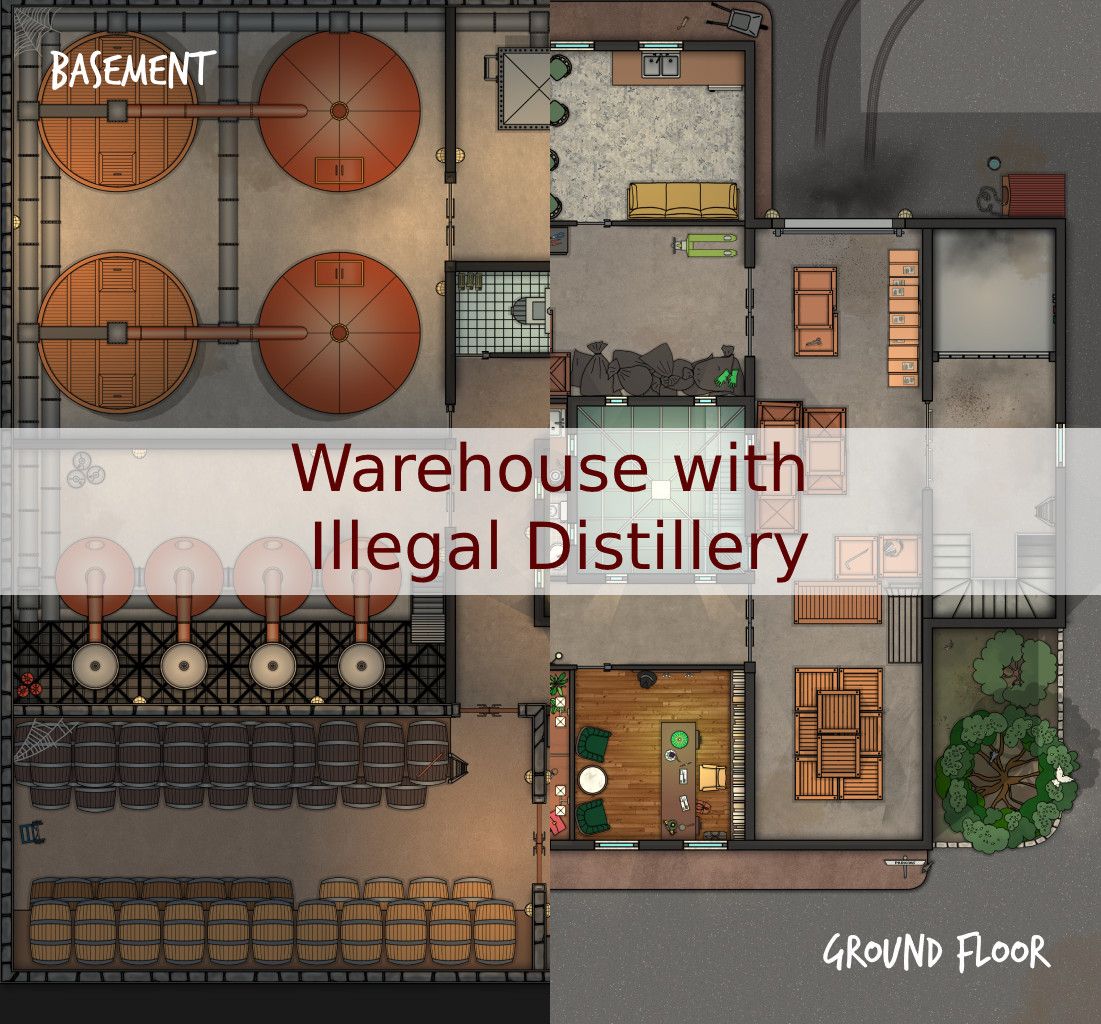 Cover for Warehouse with Illegal Distillery