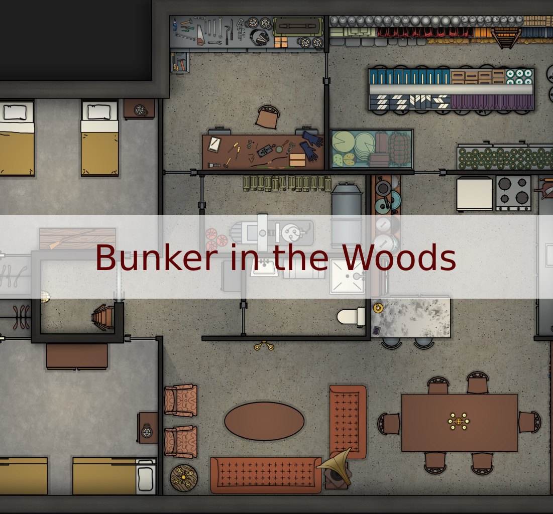 Cover for Bunker in the Woods