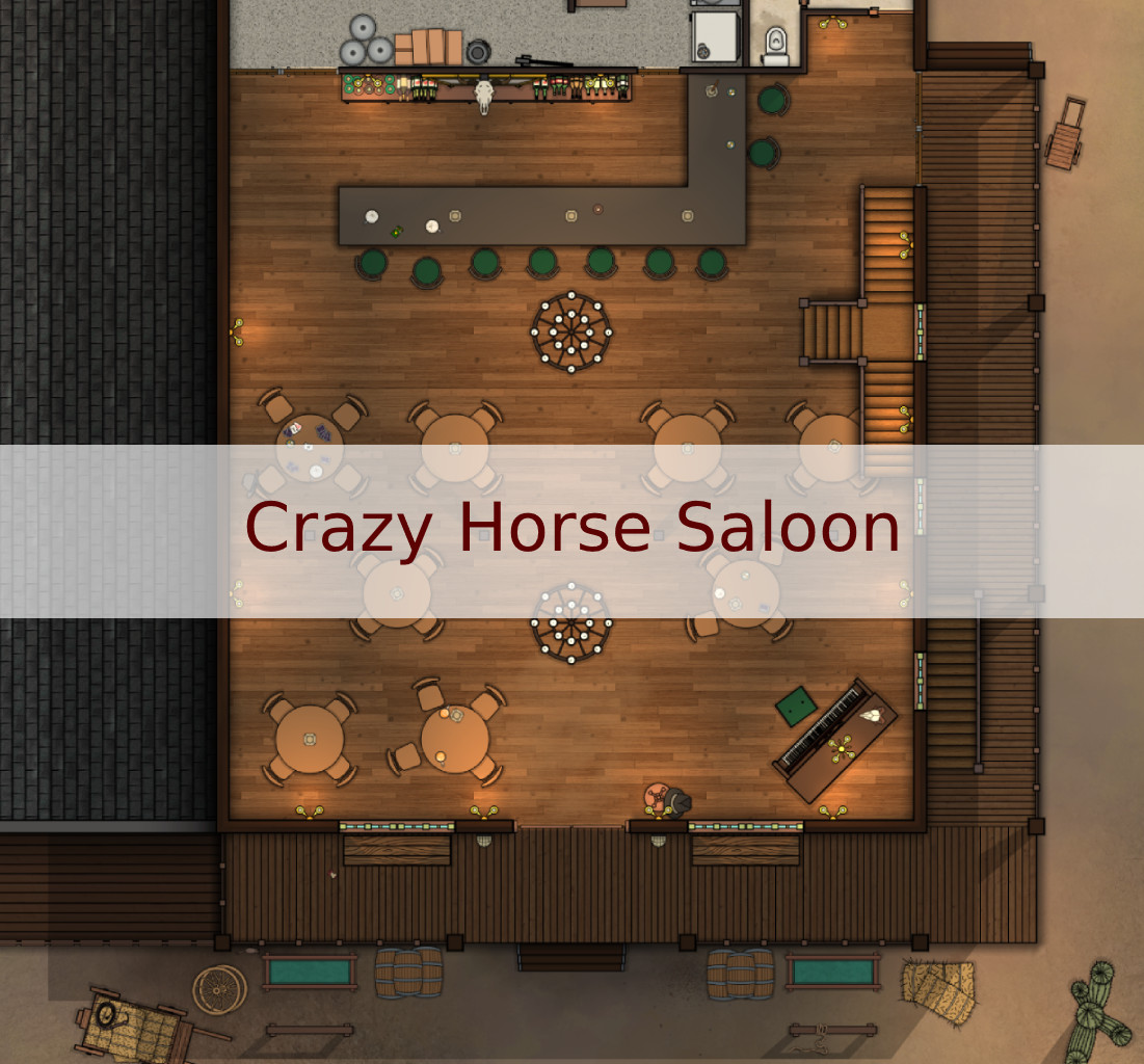 Cover for Crazy Horse Saloon