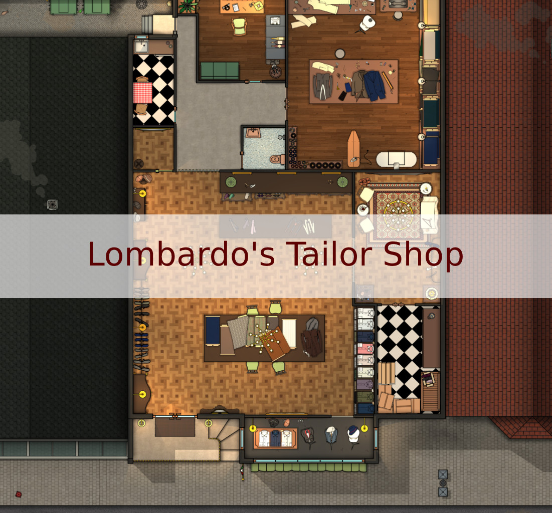 Cover for Lombardo's Tailor Shop