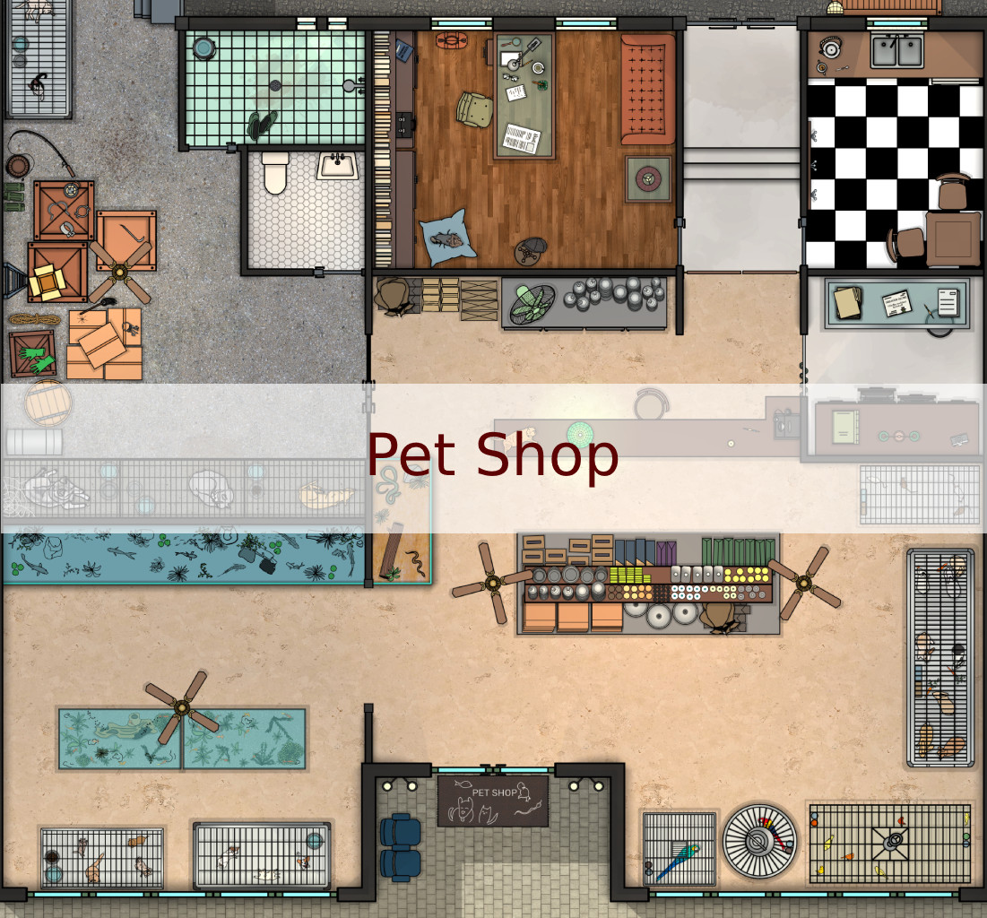 Cover for Pet Shop