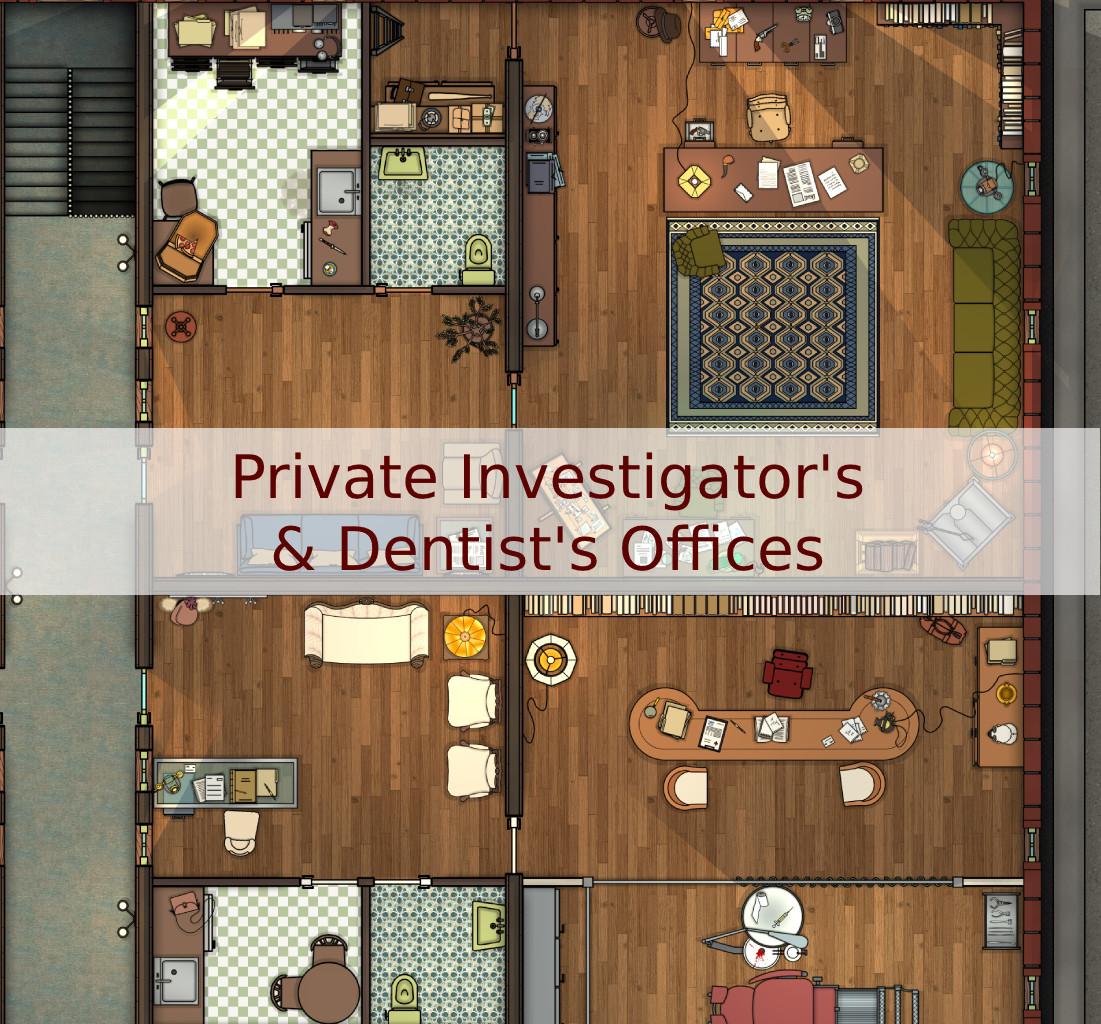 Cover for Private Investigator and Dentist Offices