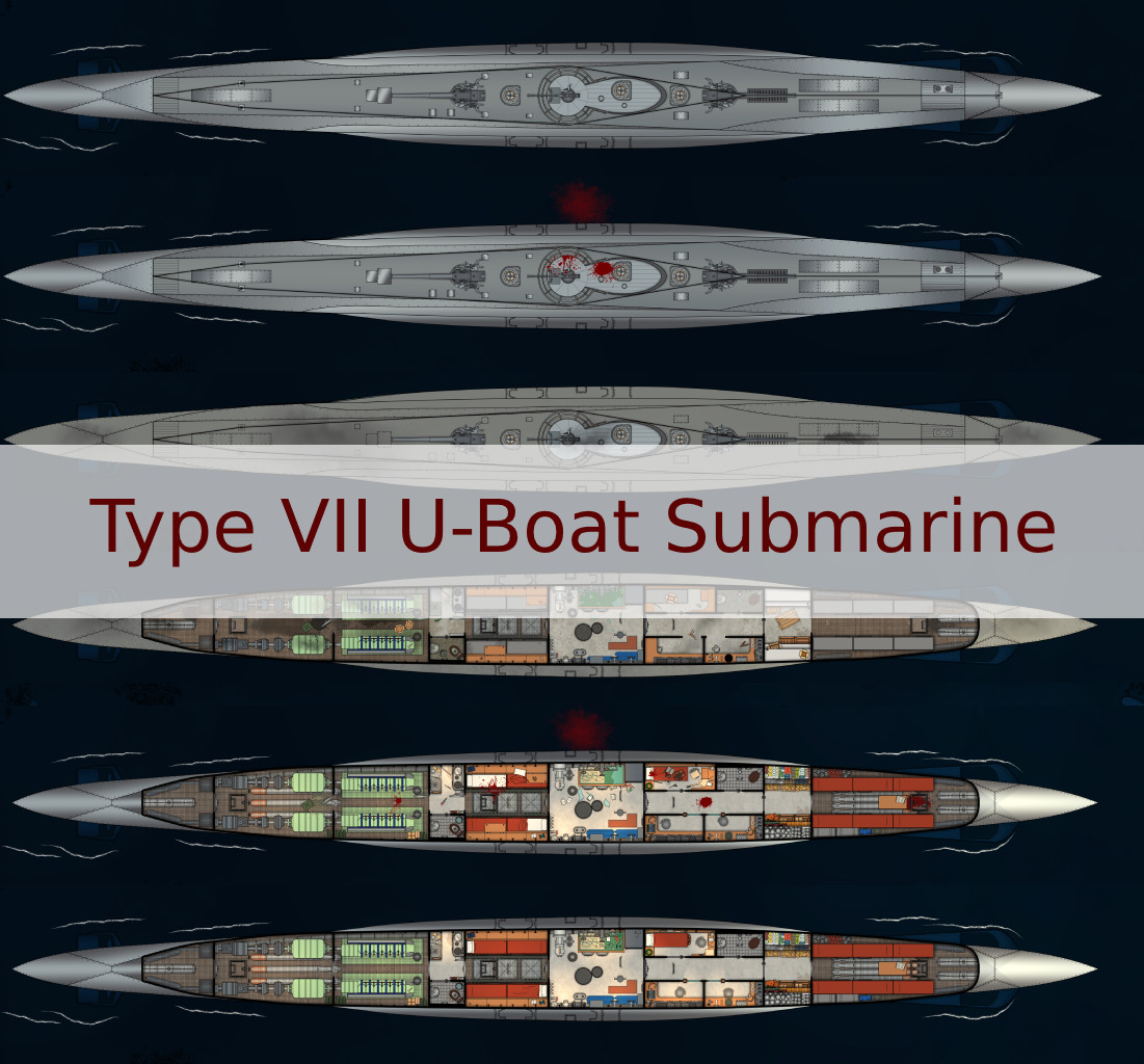 Cover for Type VII U-Boat Submarine