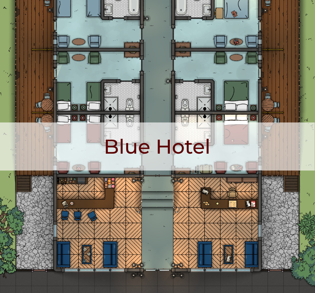 Cover for Blue Hotel