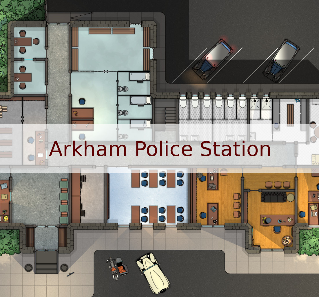 Cover for Arkham Police Station