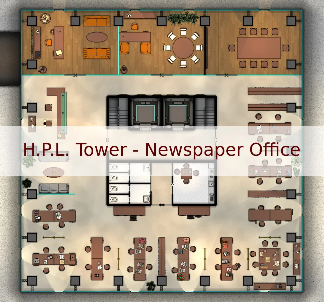 H.P.L. Tower - Newspaper Office
