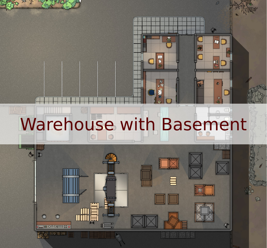 Cover for Warehouse with basement