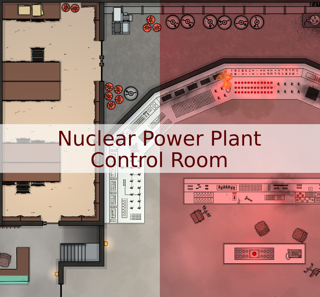 Cover for Nuclear Power Plant Control Room