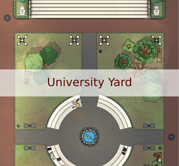 Cover for University Yard