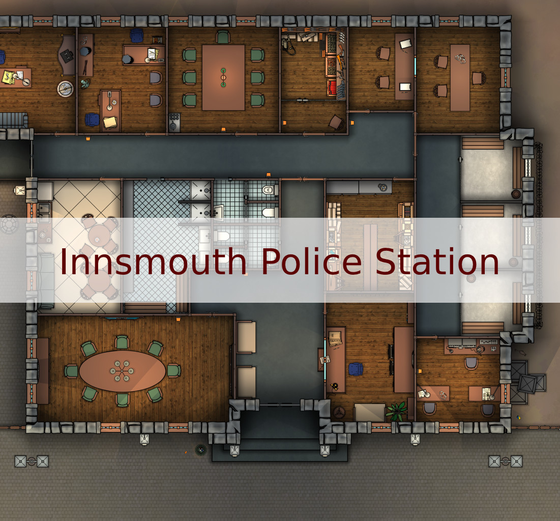Cover for Innsmouth Police Station