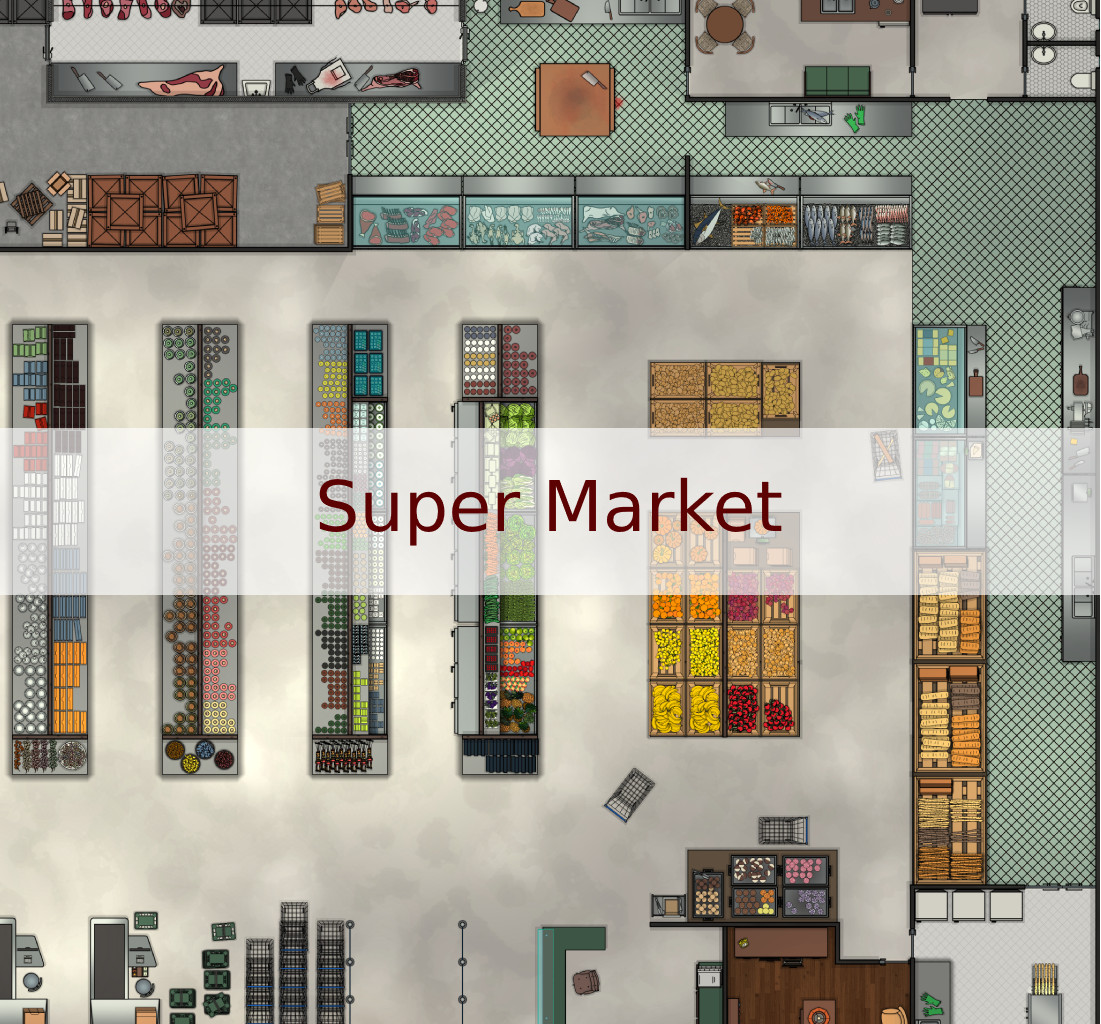 Cover for Super Market