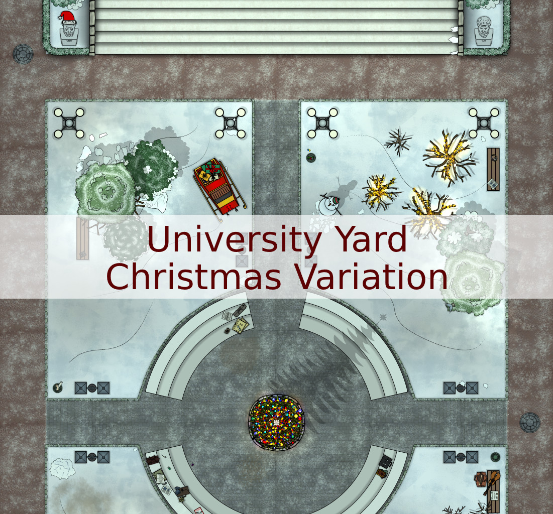 Cover for Christmas in University Yard