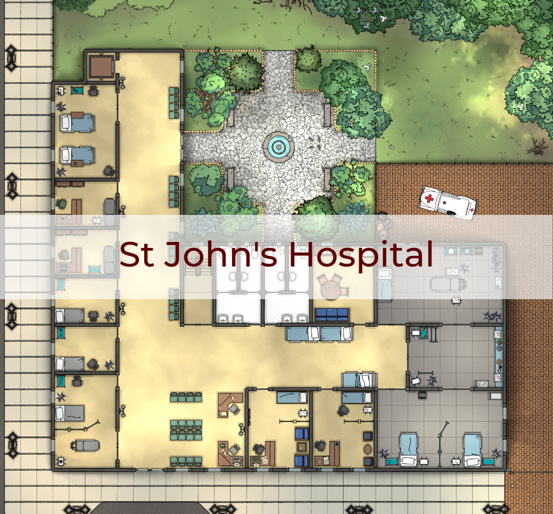 Cover for St. John's Hospital