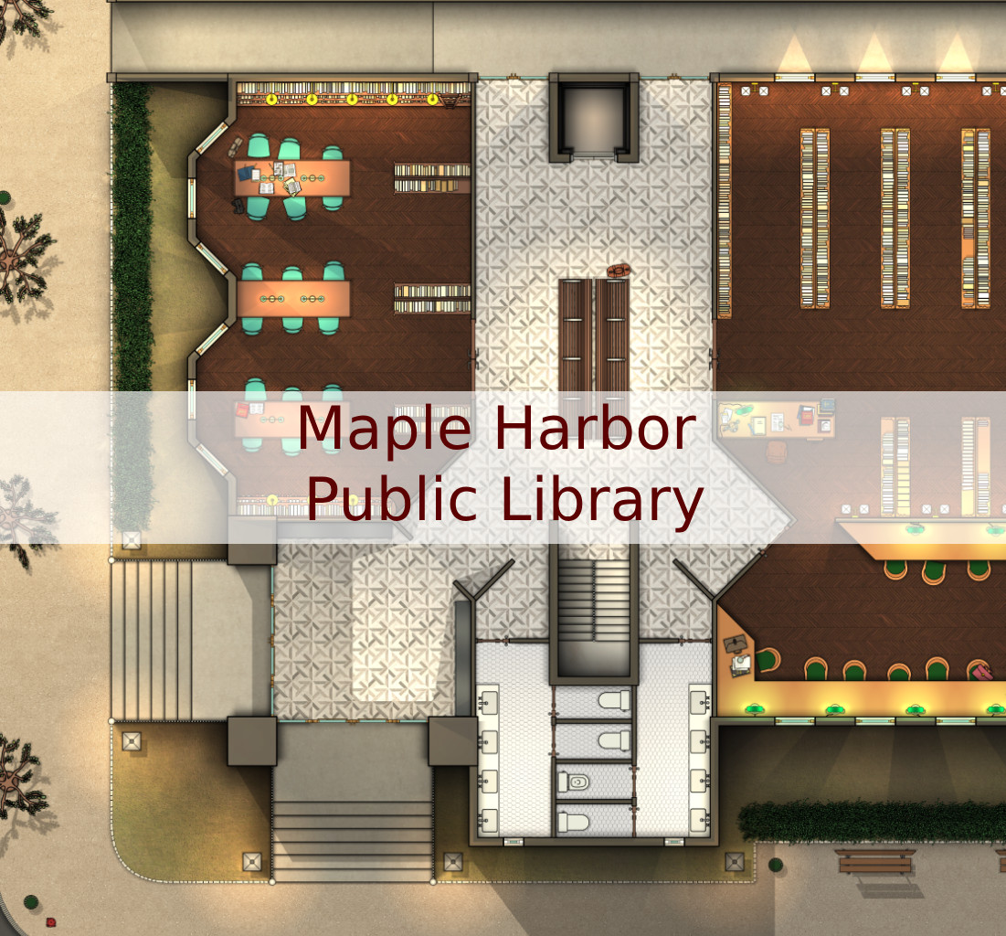 Cover for Maple Harbor Public Library