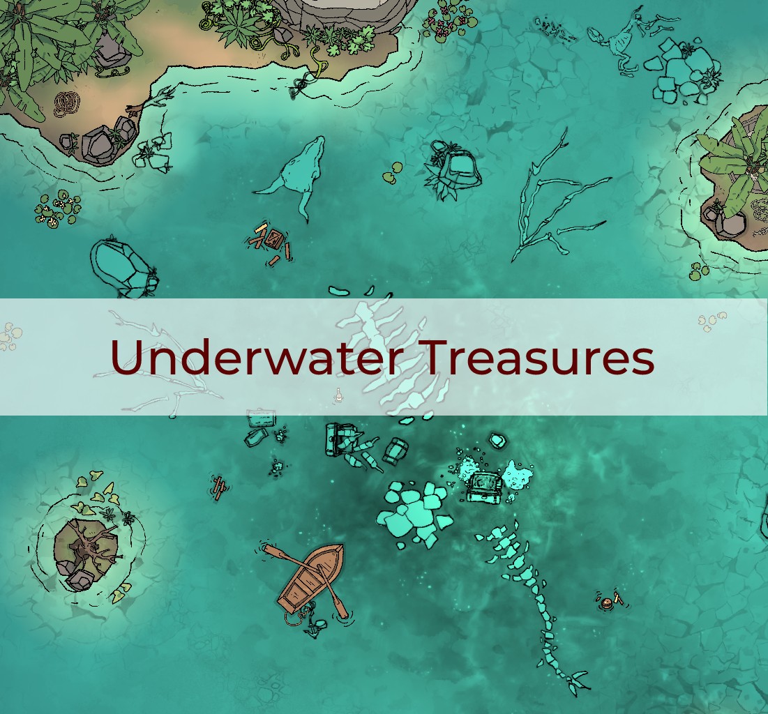 Cover for Underwater Treasures