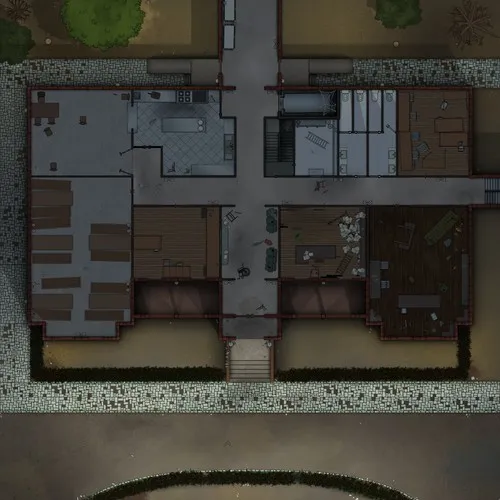 Danvers State Insane Asylum - Administration Building - Abandoned - Night