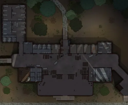 Danvers State Insane Asylum - J Ward - Abandoned - Night