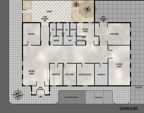 Gilman Clinic - Floor Plan