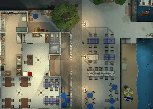 Greek Tavern - Night