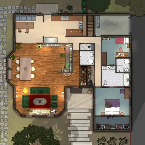 Jones Residence - Ground Floor - Day