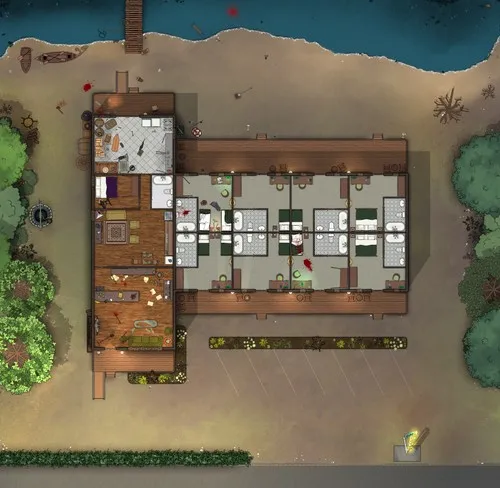 Lake Motel - Splatter - Day