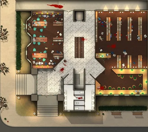 Maple Harbor Public Library - Ground Floor - Splatter Day