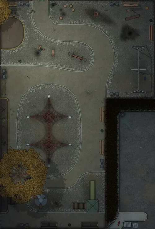 Playground - Abandoned - Night