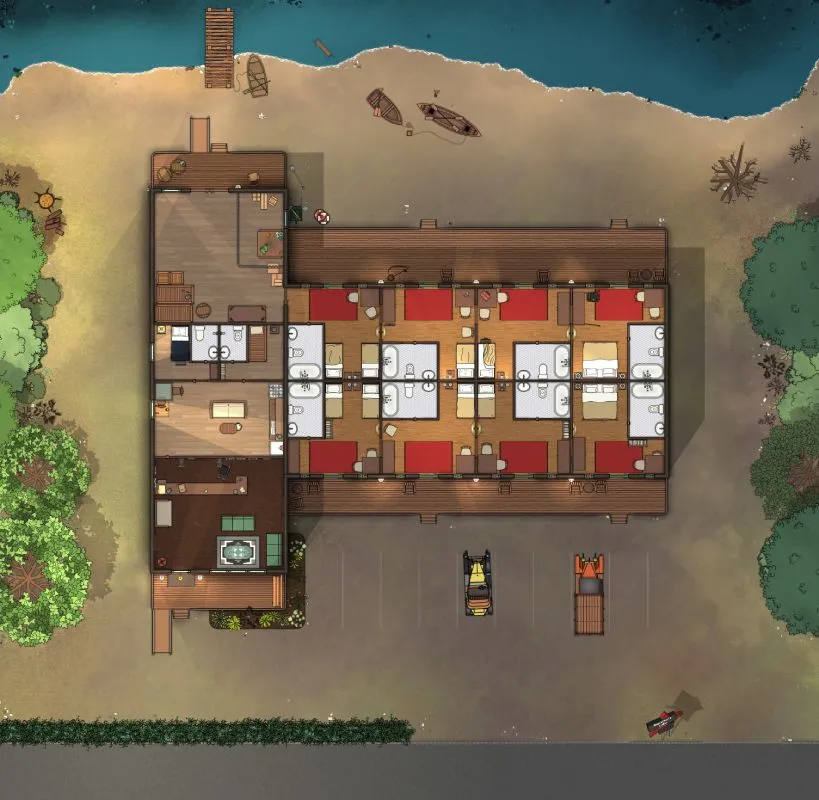 Squatters Lake Motel - Day